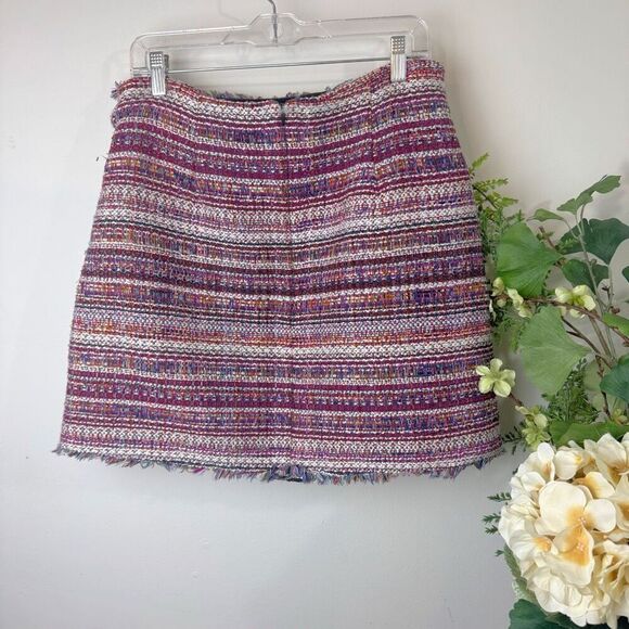 Halogen Multicolor Tweed Wrap Mini Skirt | Size 12 | Nordstrom - Picture 5 of 10